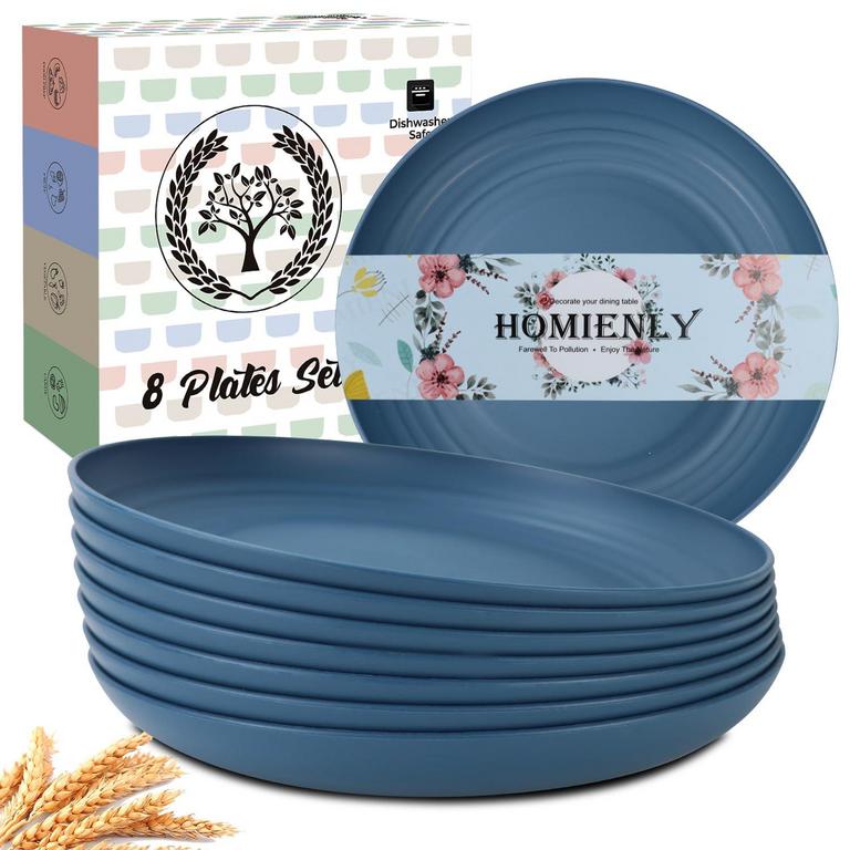 HOMIENLY 9IN WHEAT PLATES