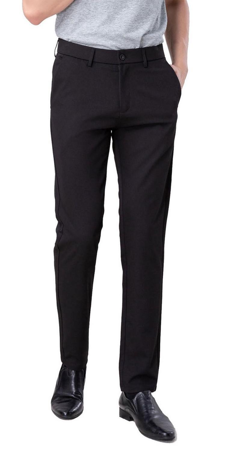 33X30 PLAID&PLAIN SLIM PANTS