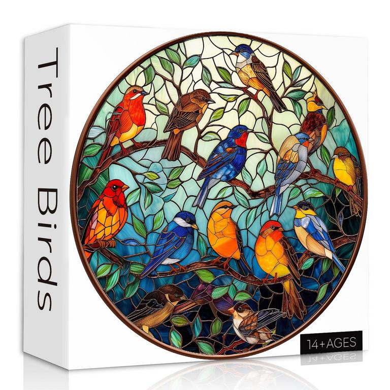PICKFORU STAINED GLASS PUZZLE 1000PC