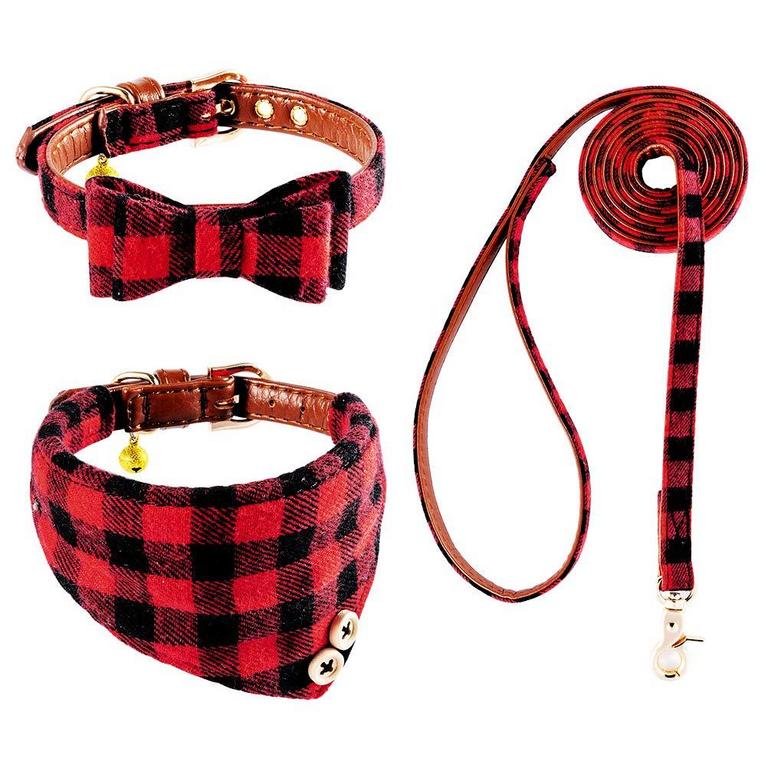 EXPAWLORER DOG COLLAR & LEASH SET