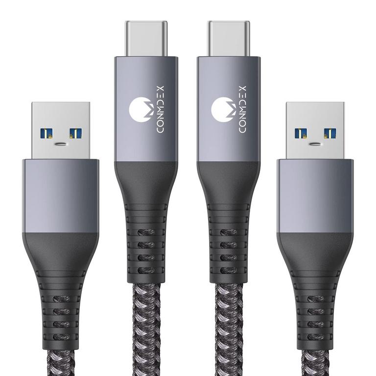 ANDROID AUTO USB A TO C CABLES 2PK