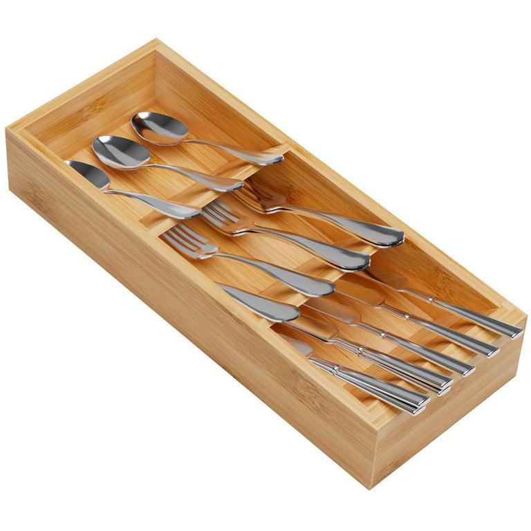 BAMBOO CUTLERY ORGANIZER