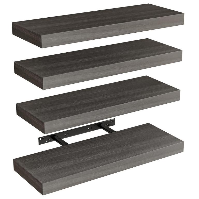 FIXWAL 15.8IN WALL SHELVES 4PK