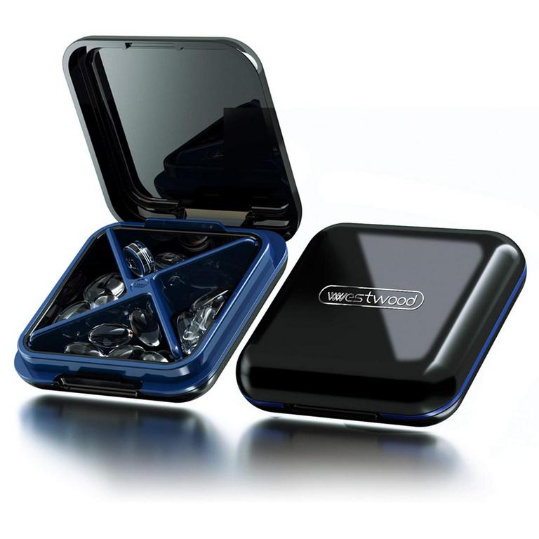 TRAVEL PILL BOX BLACK
