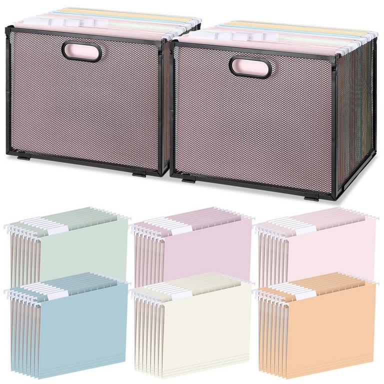 HANGING METAL FILE ORGANIZERS