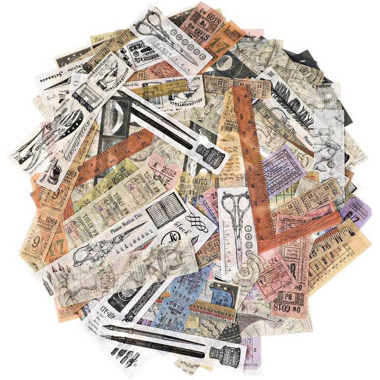 RETRO WASHI STICKER SET