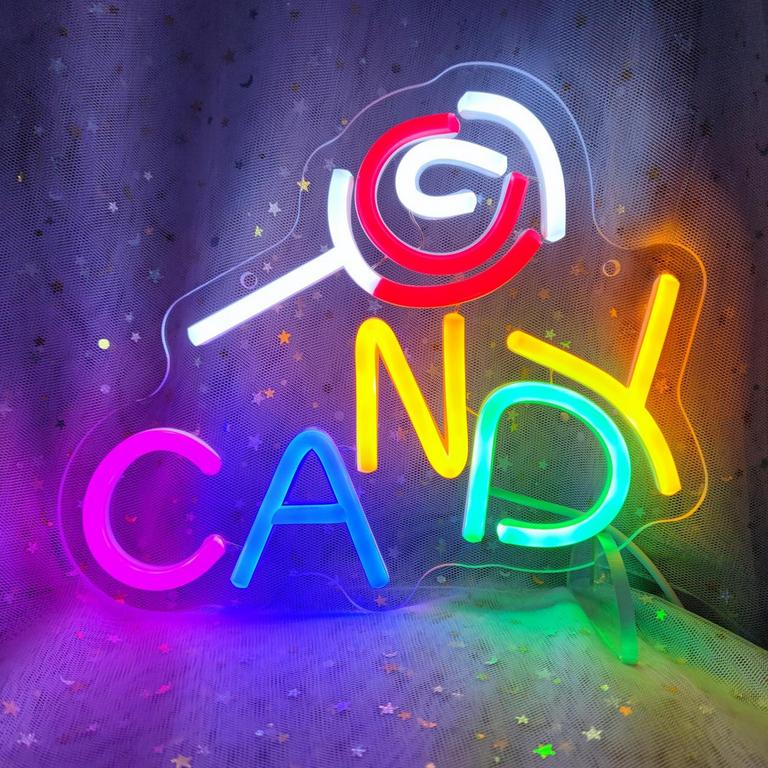 INSNEON CANDY NEON SIGN 9.8X8.1IN