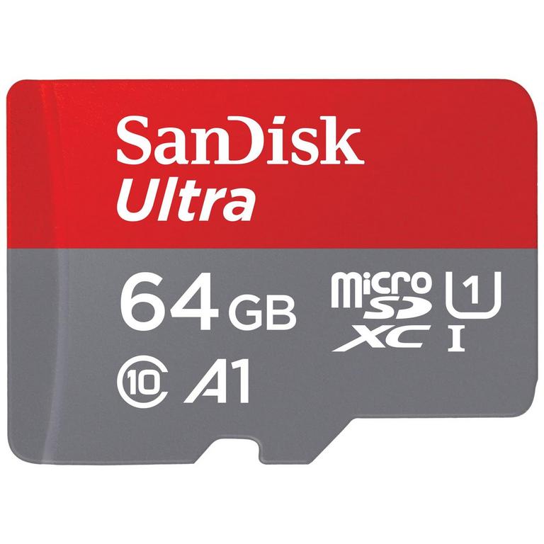 64GB SANDISK ULTRA MICROSD CARD 