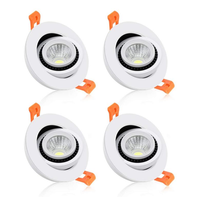4PK 2IN LED GIMBAL DOWNLIGHTS