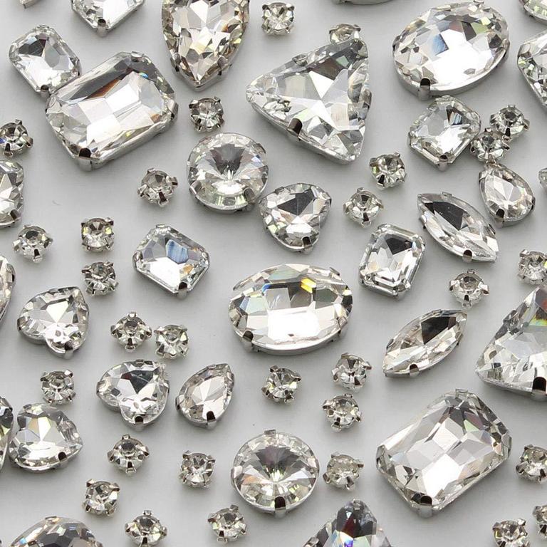 TANOSII SEW ON RHINESTONES 100PK