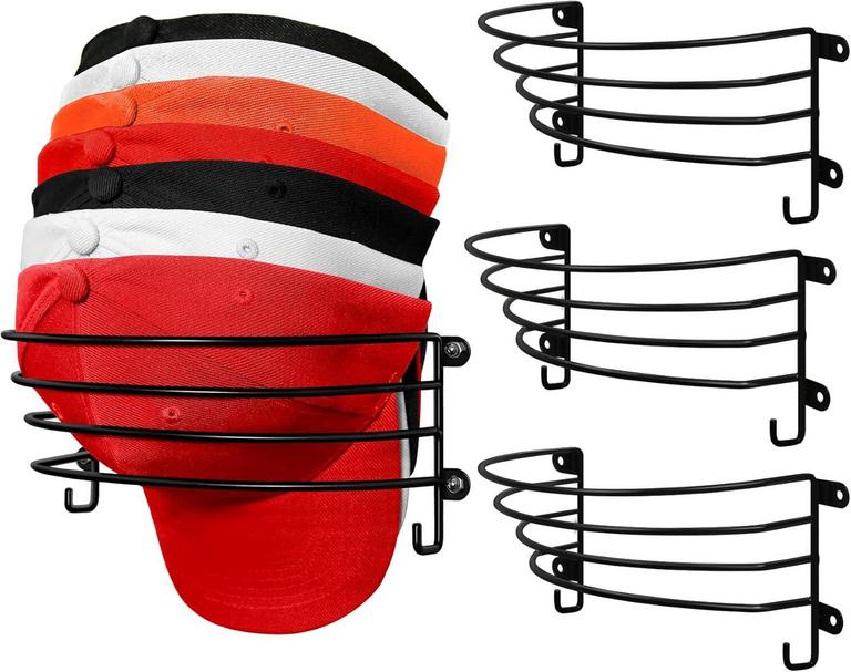 3 PACK HAT RACK FOR WALL