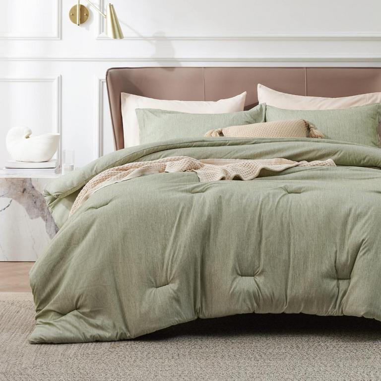 BEDSURE TWIN OLIVE COMFORTER