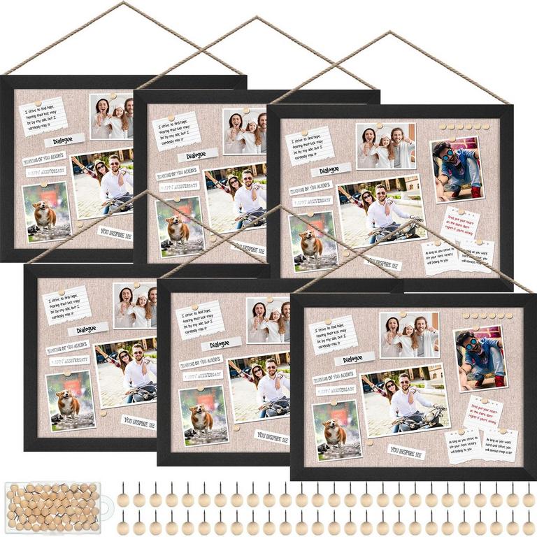 TELING WOOD BULLETIN BOARDS SET