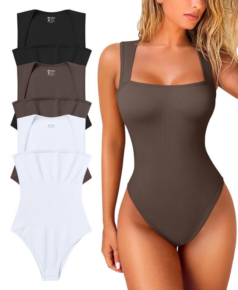 XL RIBBED BODYSUITS