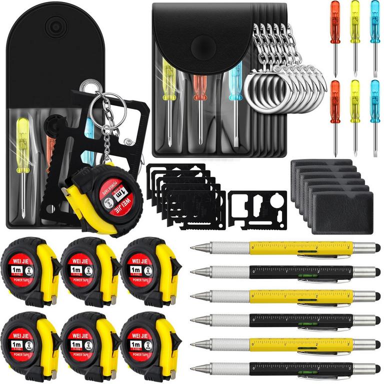24PC MINI TOOL KEYCHAIN SET
