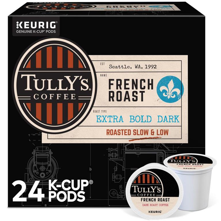 2 TULLY'S 24CT COFFEE K-CUPS