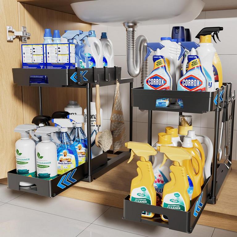 DELAMU 2PK UNDER SINK ORGANIZERS