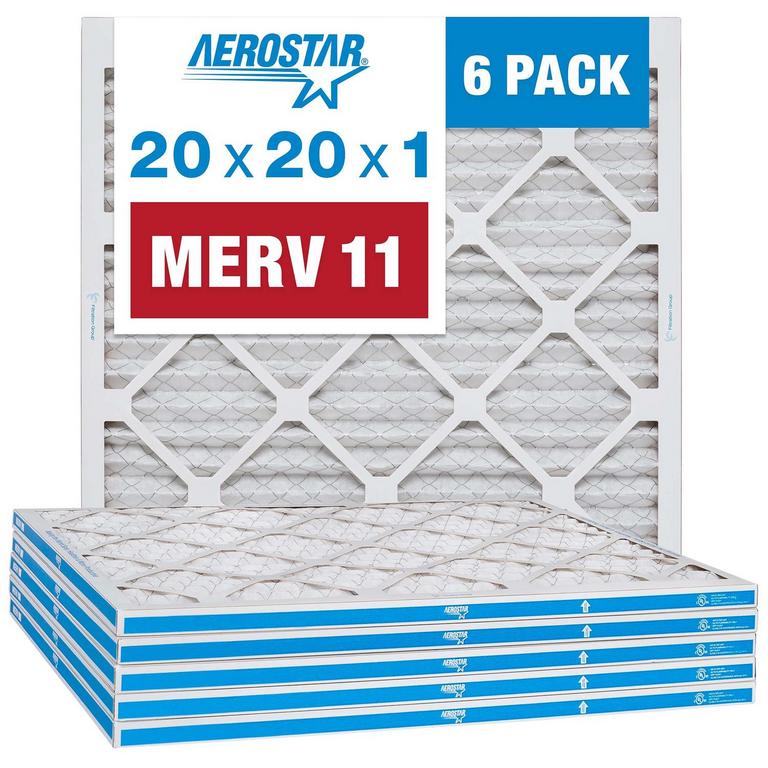 AEROSTAR 20X20X1IN FILTERS 6PK