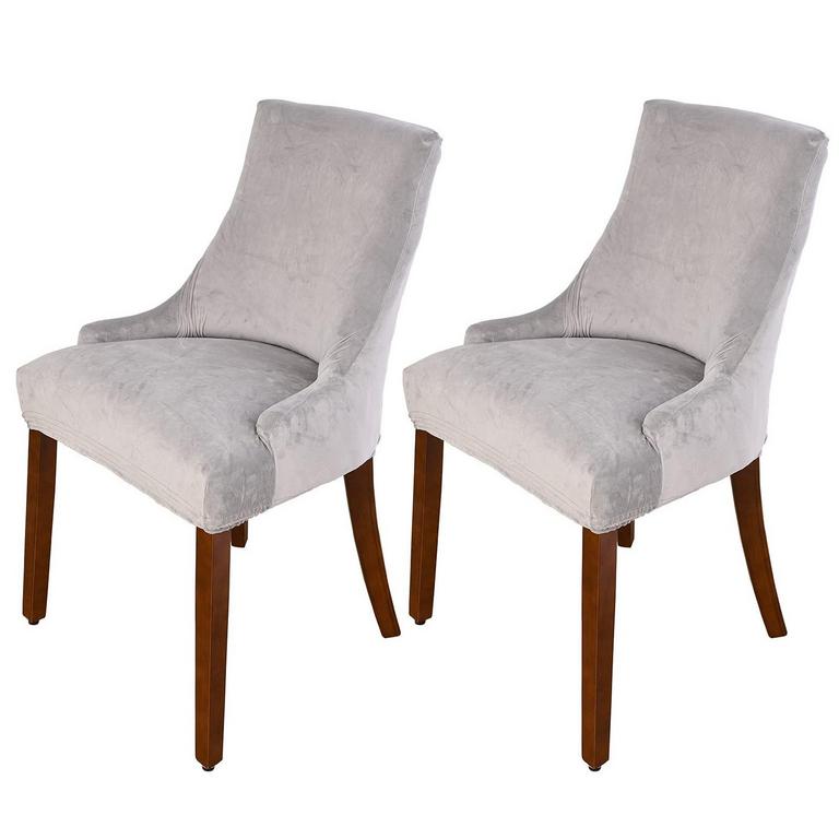 MIFXIN VELVET CHAIR COVER 2PK