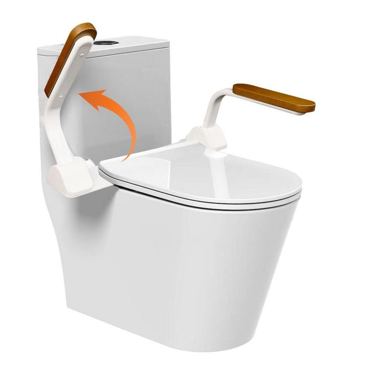 FOLDABLE TOILET SAFETY RAIL