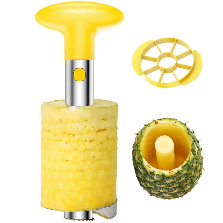 STEEL PINEAPPLE PEELER