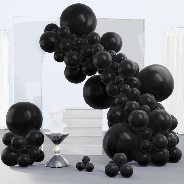 PARTYWOO BLACK BALLOONS