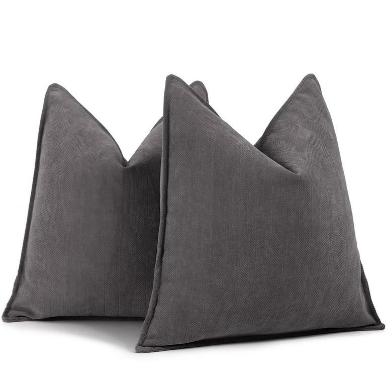 ZWJD 20X20IN CHENILLE PILLOWS 2PK