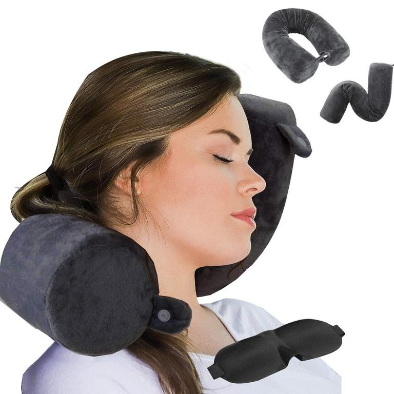 ZOYLEE TRAVEL PILLOW BLACK