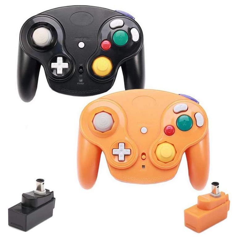 2PC WIRELESS GAME CUBE CONTROLLERS