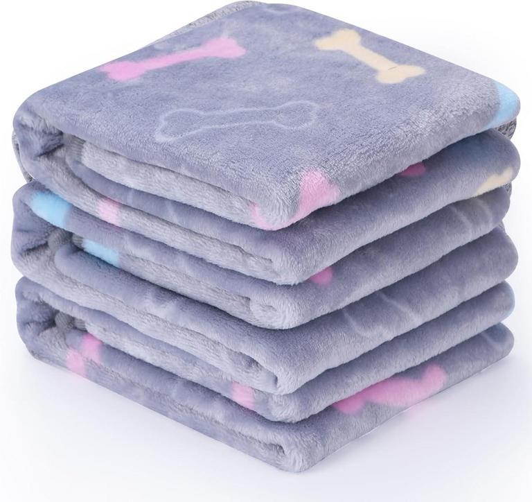 3 WASHABLE DOG BLANKETS