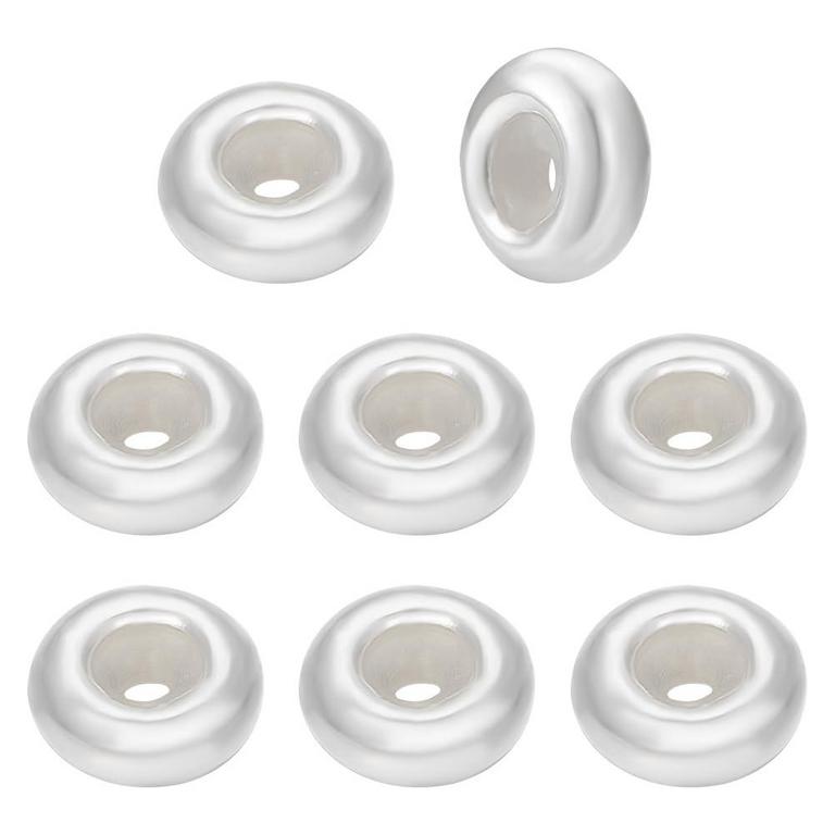 925 SILVER SPACER BEADS 8PCS