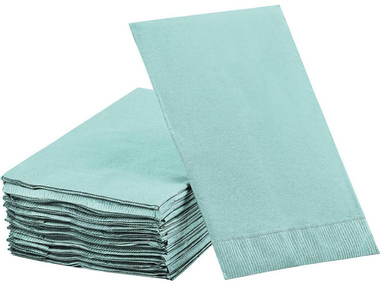 LIGHT BLUE 2-PLY NAPKINS 40PK