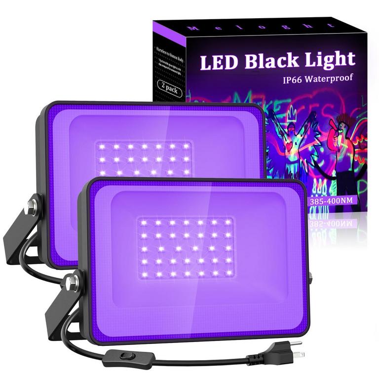 30W LED BLACK LIGHT 2PK