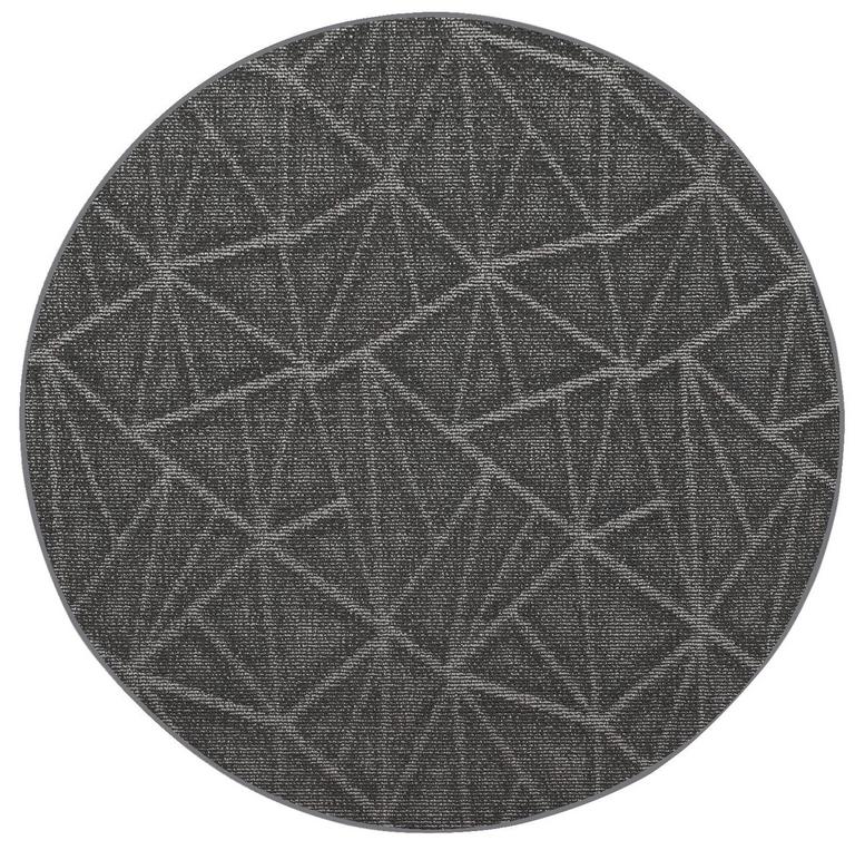 GRAY INDOOR/OUTDOOR RUG 4FT