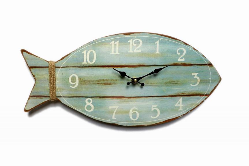 FISH BEACH WALL CLOCK