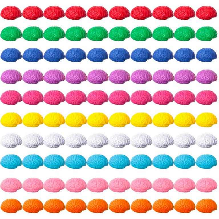 100 PCS BRAIN STRESS BALL