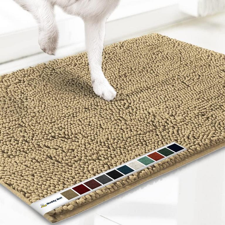 MUDDY MAT SMALL BEIGE 28X18IN