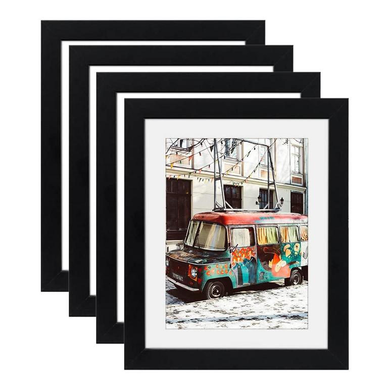 WUTL 8X10IN BLACK FRAMES 4PK