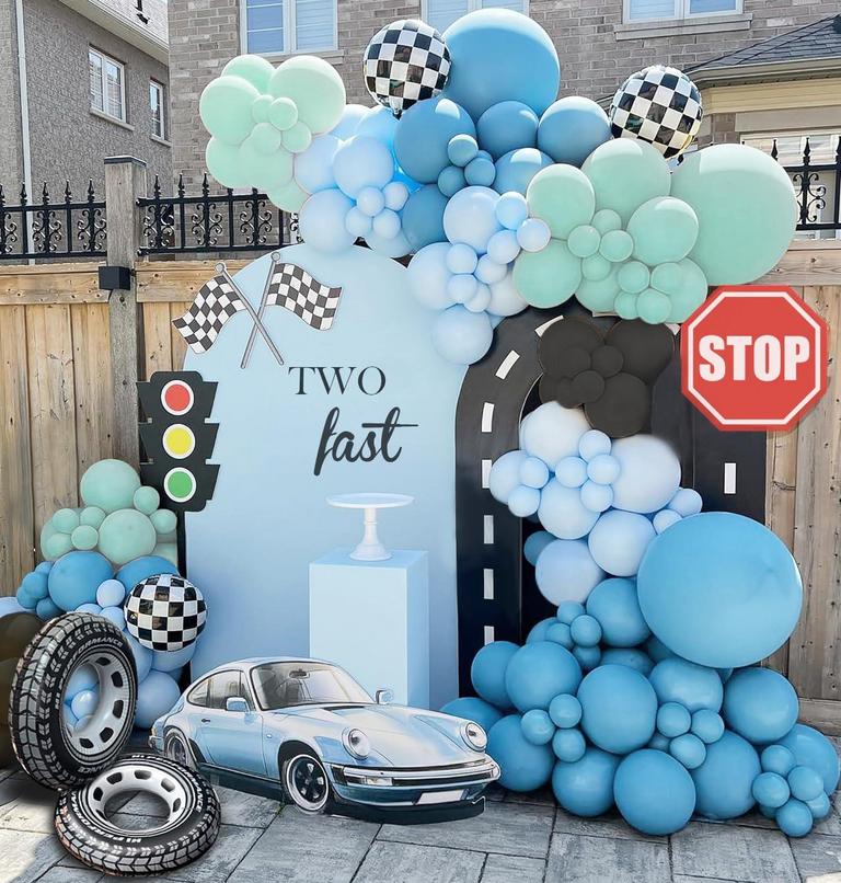 TEDDYPARTY RACE CAR BALLOONS KIT 