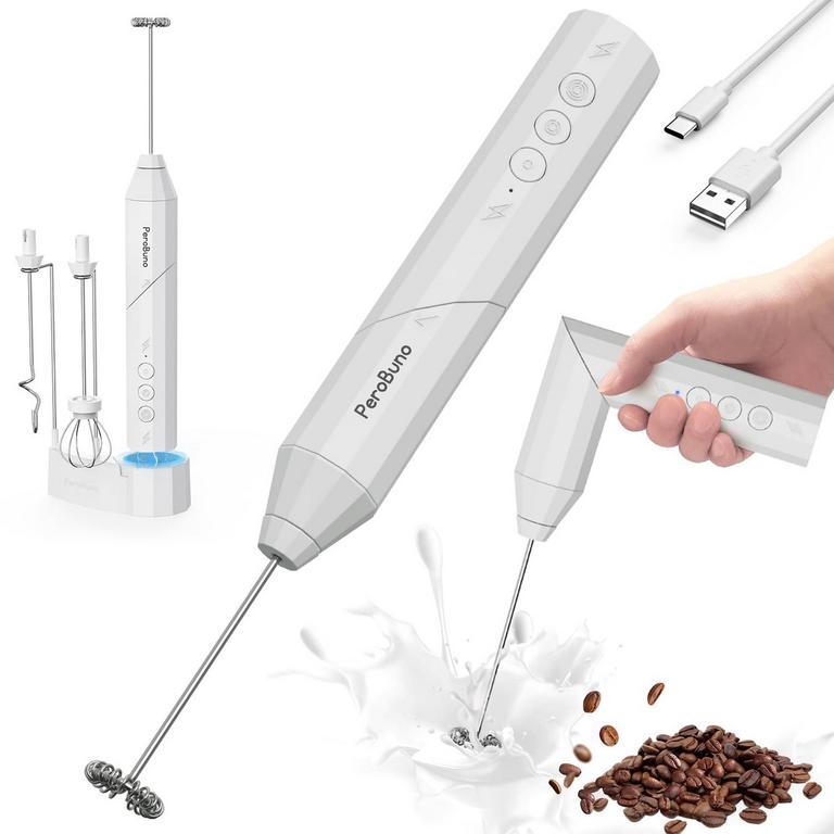 MILK FROTHER HANDHELD WHITE