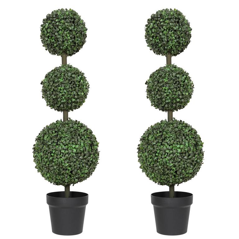 LUYUE 35IN TOPIARY TREE 2PK