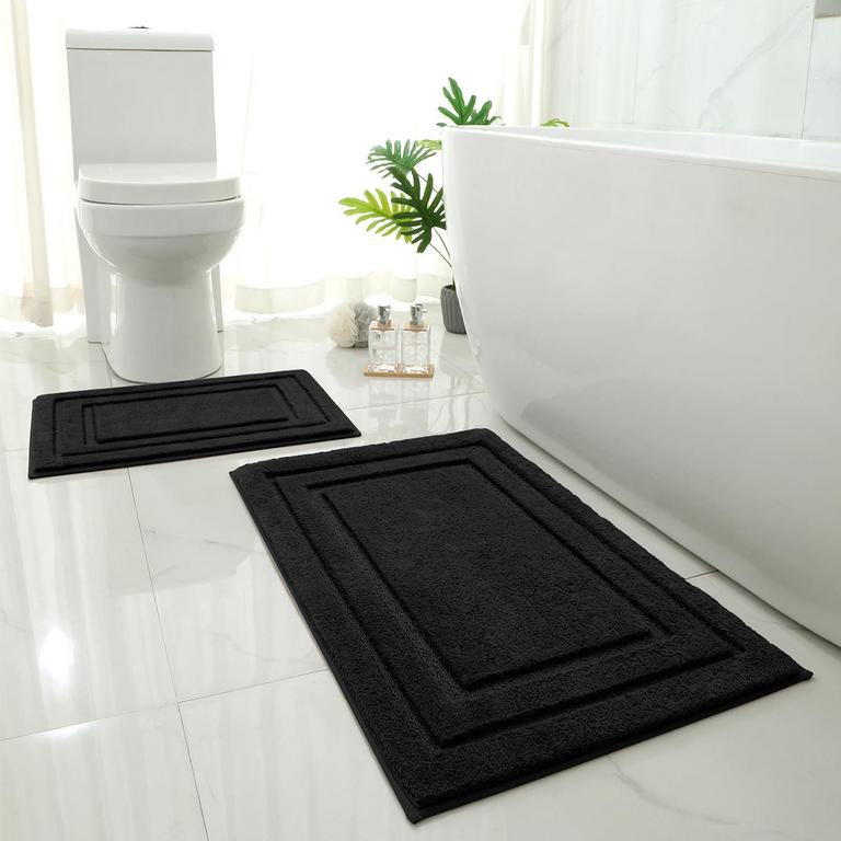 HOMEIDEAS 2PC BATH MAT SET