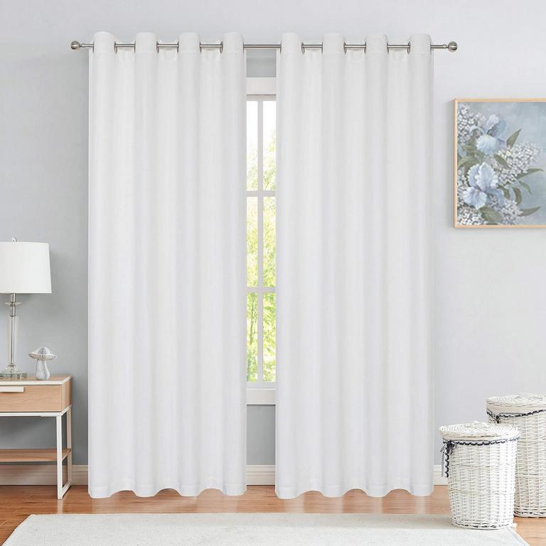 2PK RANDALL FAUX SUEDE PANELS 55X95IN