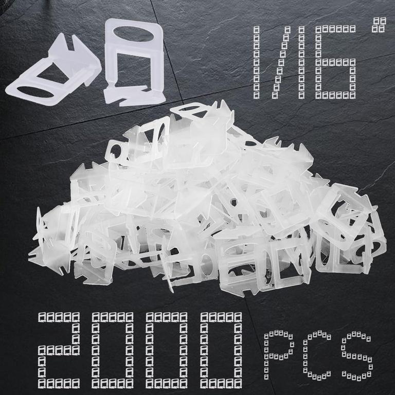 TILE LEVELING SYSTEM CLIPS 2000PCS