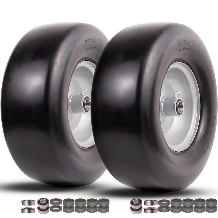 2 PONSYTOCN 13X5-6 MOWER TIRES