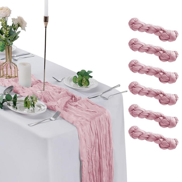 PINK TABLE RUNNER SET