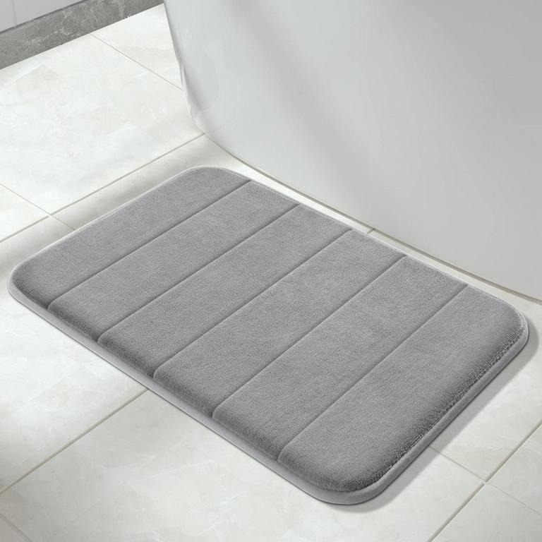 GRAY MEMORY FOAM MAT 24X17IN