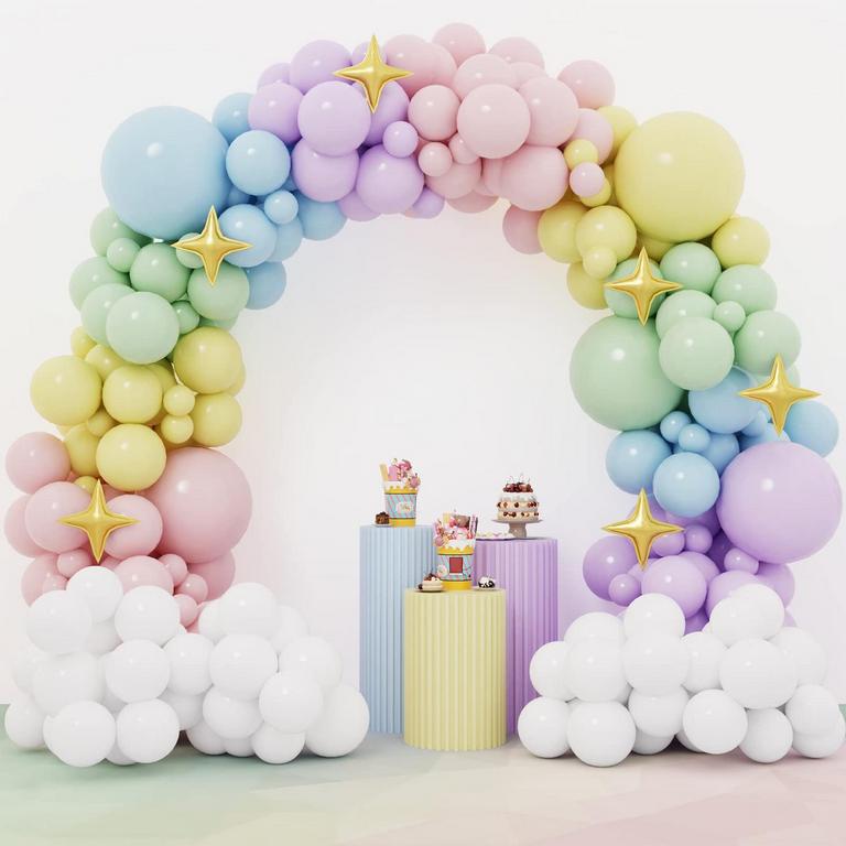 RUBFAC PASTEL BALLOONS