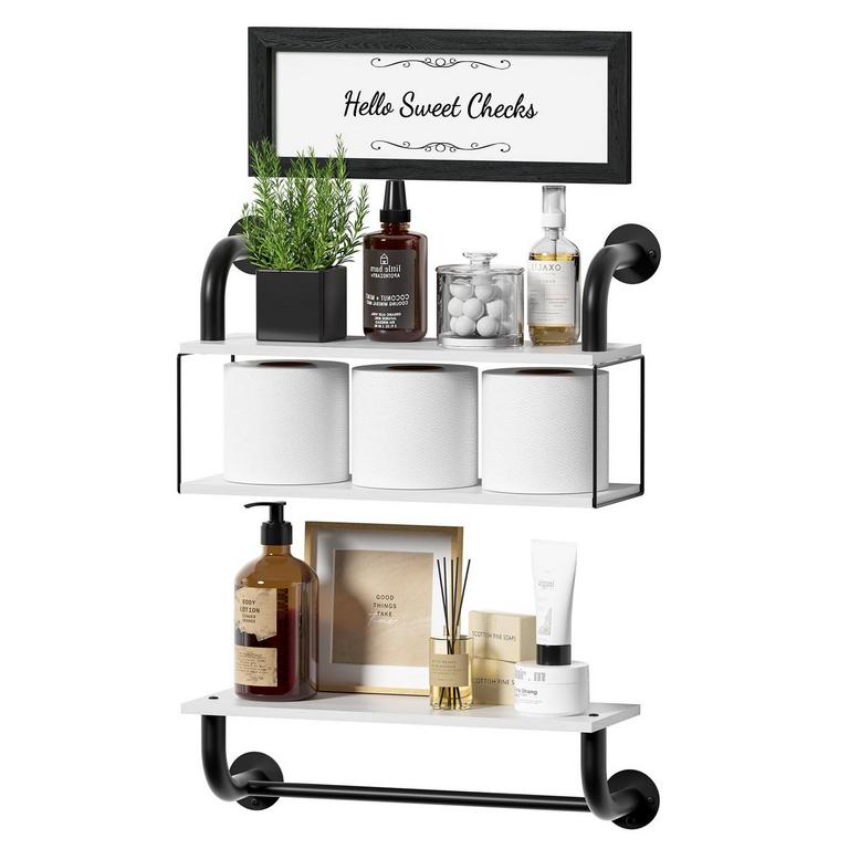 TINPIN 17IN FLOATING SHELVES SET 
