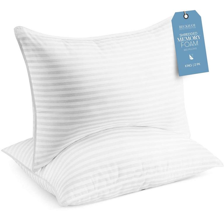 Zipperbuy BECKHAM KING BED PILLOWS 2PK